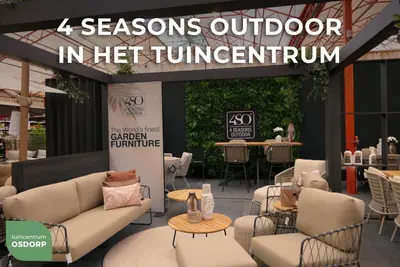 4 Seasons Outdoor lounge tuintafel cosmic teak 65x35cm antraciet - afbeelding 2