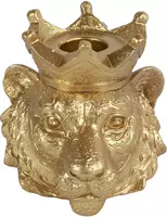 Countryfield kandelaar polyresin leonid leeuw 8x8.5x8cm goud kopen?