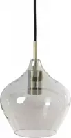 Light & Living hanglamp glas rakel vijf-lichts smoke brons 104x20x120cm zwart - afbeelding 6