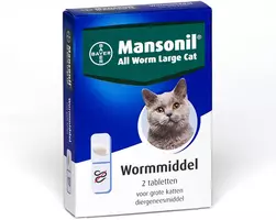 mansonil all worm cat large ellisoid 2 tabl kopen?