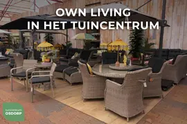 Own Living stapelbare dining tuinstoel oceano metallic grey - afbeelding 2