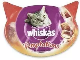 whiskas temptations rundvlees 60 gr kopen?