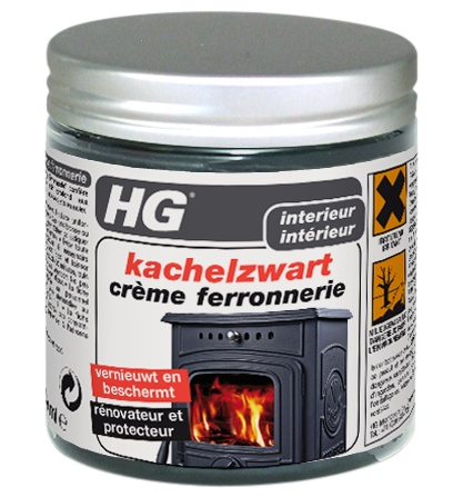 HG reinigingsproducten tegen kachel zwart roet