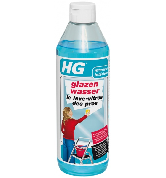 HG reinigingsproducten glazenwasser toevoeging