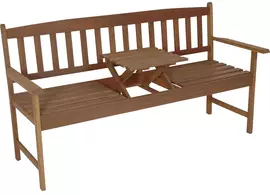 Lesli Living tuinbank uitklapbare tafel 150cm hout kopen?