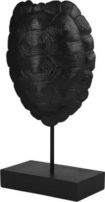 Light & Living ornament polyresin turtle 20.5x11.5x41cm zwart - afbeelding 2