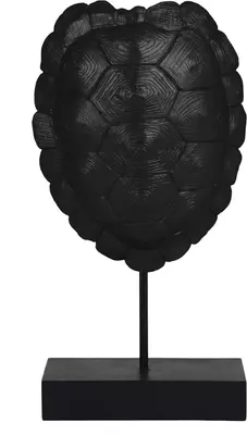 Light & Living ornament polyresin turtle 20.5x11.5x41cm zwart - afbeelding 1