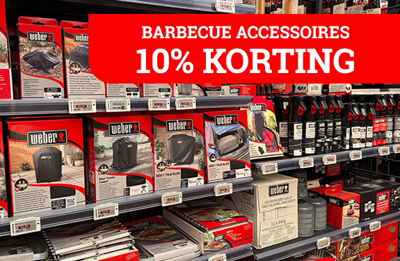 10% korting op bbq accessoires