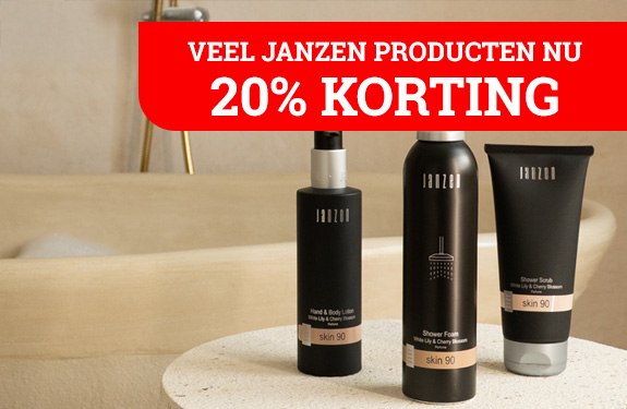 20% korting op veel Janzen producten