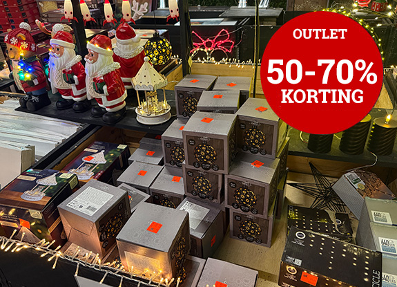 50-70% korting in de kerstoutlet