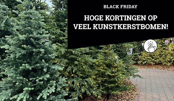 Hoge kortingen op kunstkerstbomen