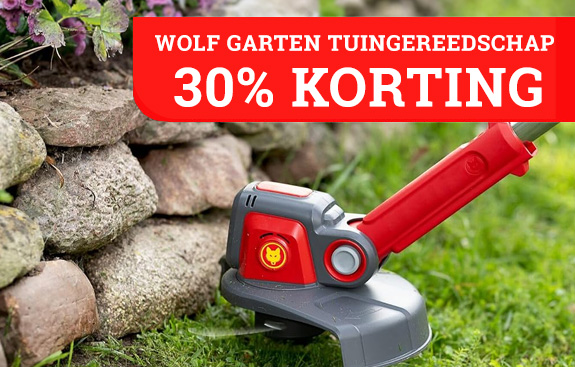 30% korting op Wolf Garten gereedschap