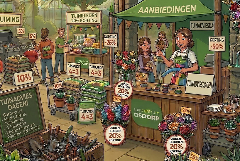 Aanbiedingen tijdens de Tuinadviesdagen