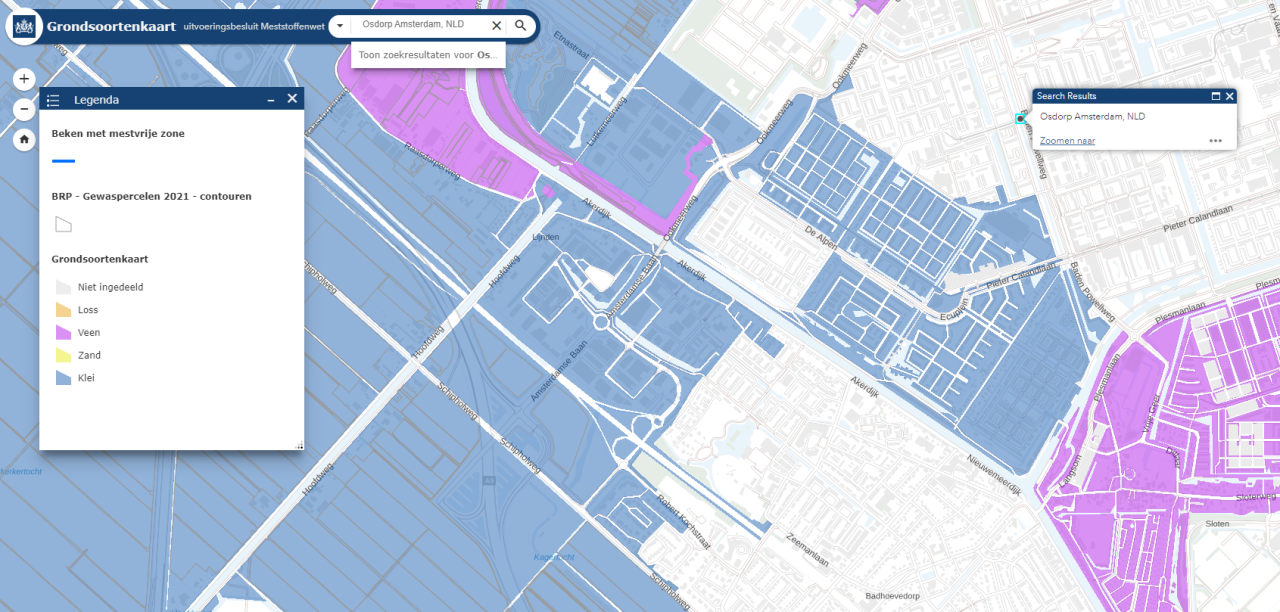 Interactieve grondsoortenkaart geeft informatie over de bodem van je tuin