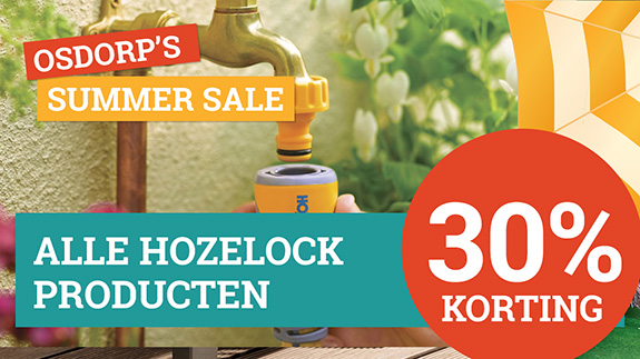 30% korting op hozelock