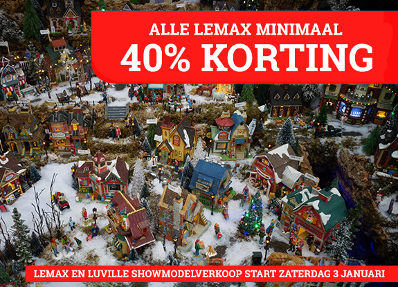 40% korting op Lemax