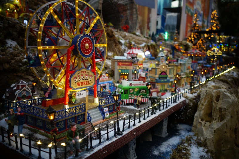 Lemax Carnival in kerstdorp tuincentrum Osdorp 2024