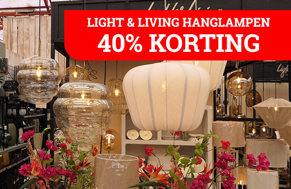 40% korting op Light 7 Living hanglampen