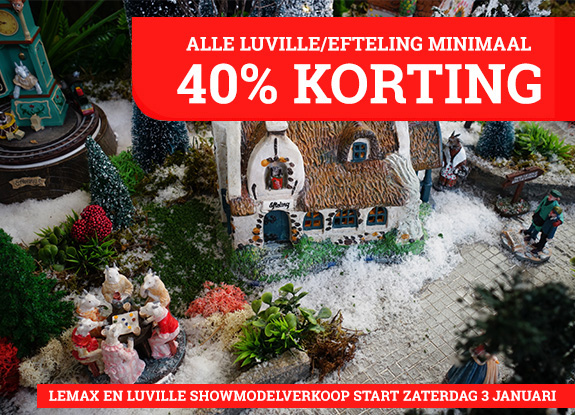 Minimaal 40% korting op Luville en Efteling