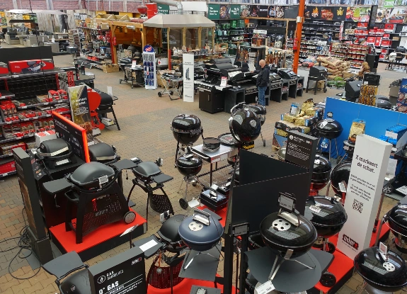 Barbeuce afdeling tuincentrum Osdorp