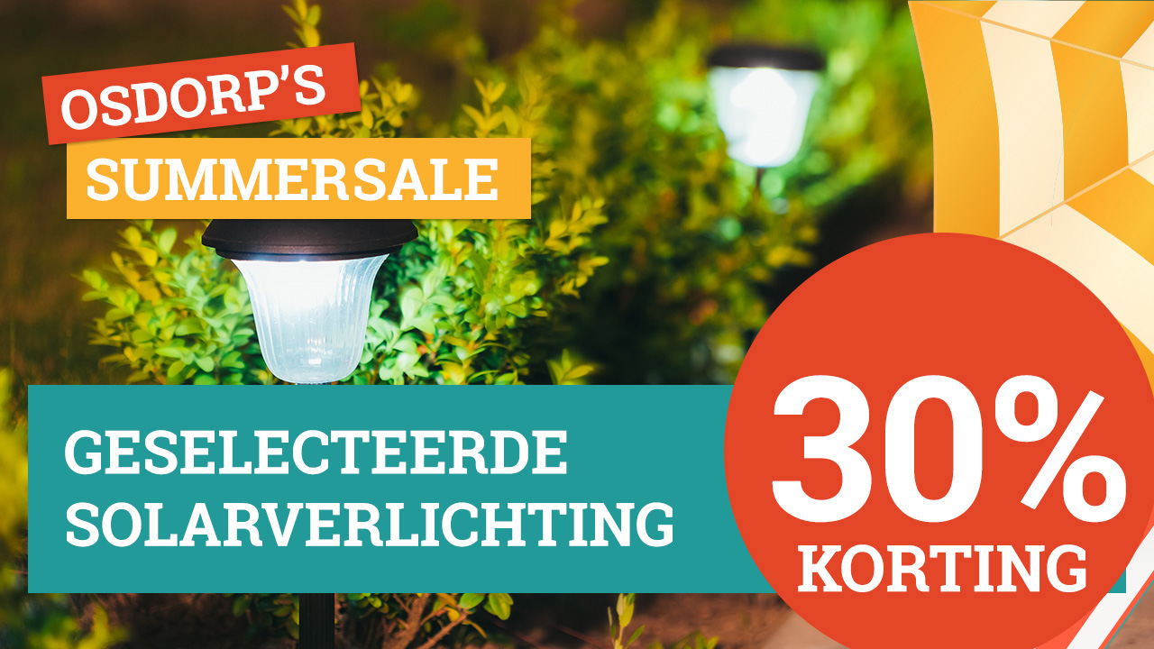 Geselecteerde solar 30% korting