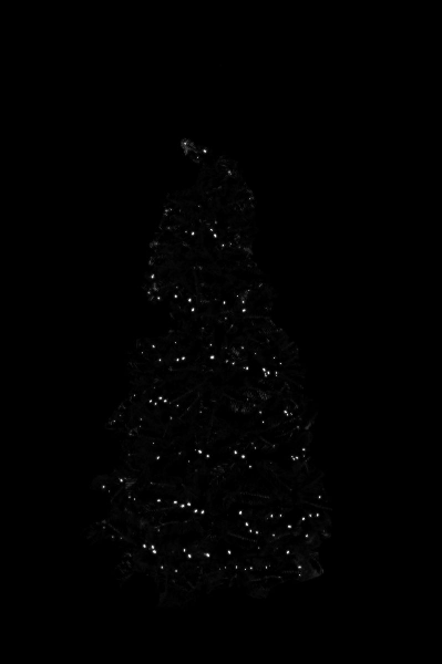 10 meter micro cluster kerstverlichting in een kerstboom van 180 centimeter
