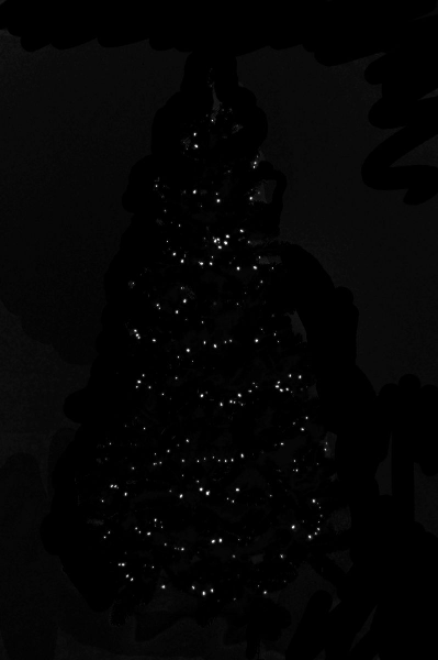 16 meter micro cluster kerstverlichting in een kerstboom van 180 centimeter