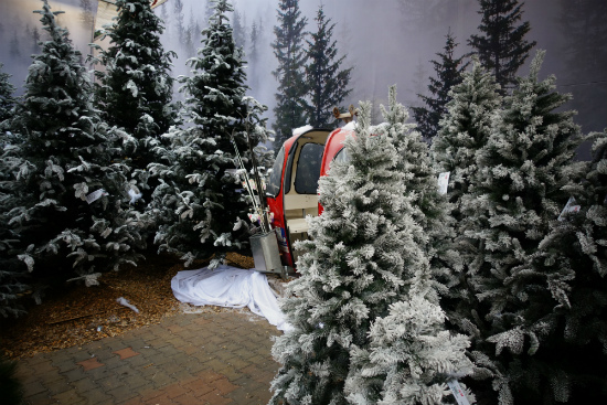 Kunstkerstboom met sneeuw kopen bij tuincentrum Osdorp Amsterdam