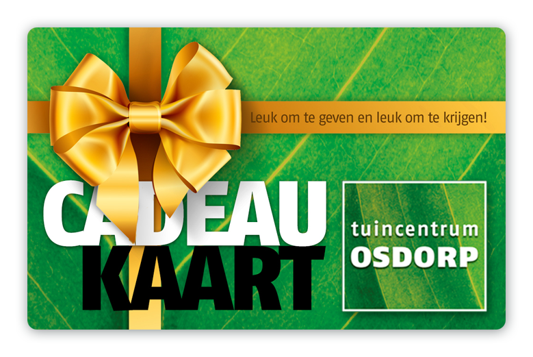 cadeaukaart tuincentrum osdorp