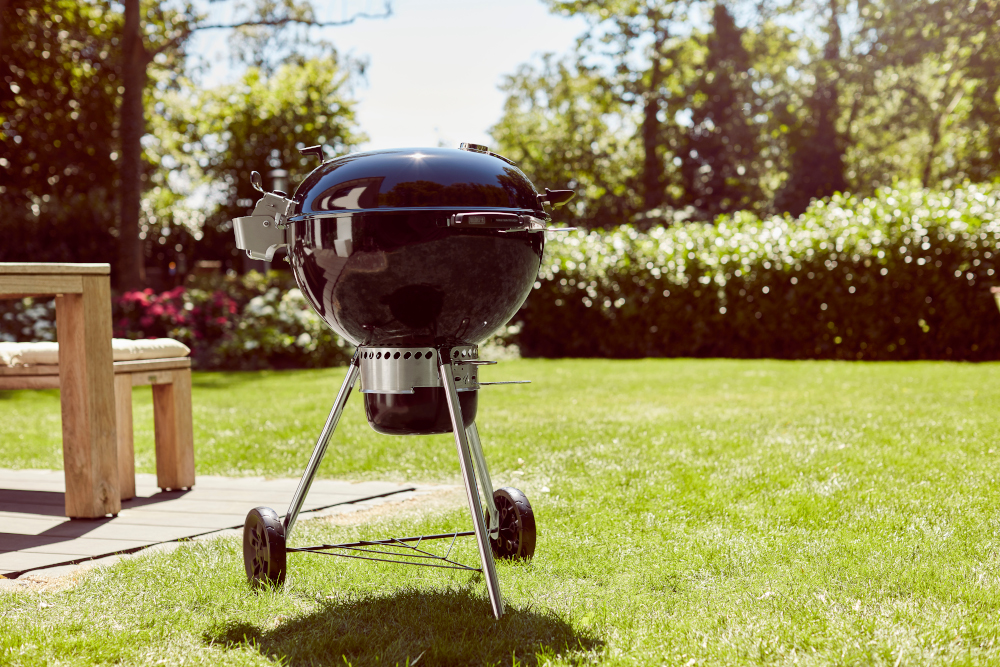 Weber kogelbarbecue op houtskool