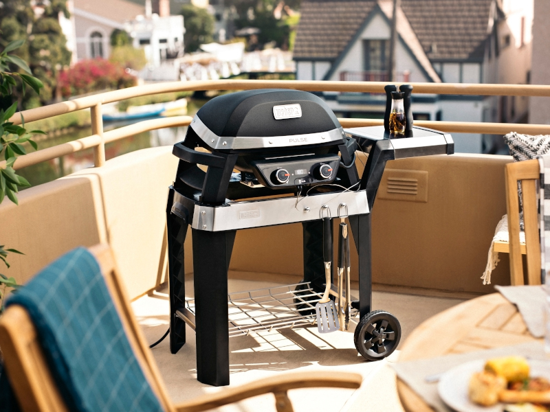 Elektrische bbq voor het balkon