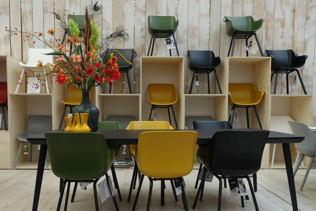 Hartman tuinstoelen in de showroom van tuincentrum Osdorp in Amsterdam