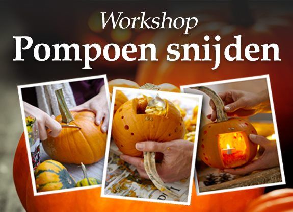 Workshop: Pompoen snijden! Workshop: Pompoen snijden!
