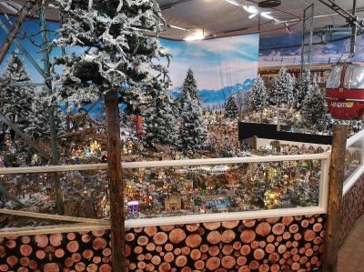 Het kerstdorp bij tuincentrum Osdorp in 2020