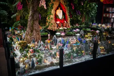 Het Lemax, Luville en Efteling kerstdorp bij tuincentrum Osdorp in 2024