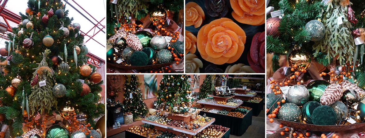 Styling Nature kersttrend 2021 in kerstshow tuincentrum Osdorp Amsterdam