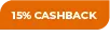 15% cashback onder