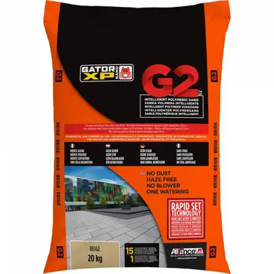 20 kg Gator XP G2 polymeerzand Beige - afbeelding 1