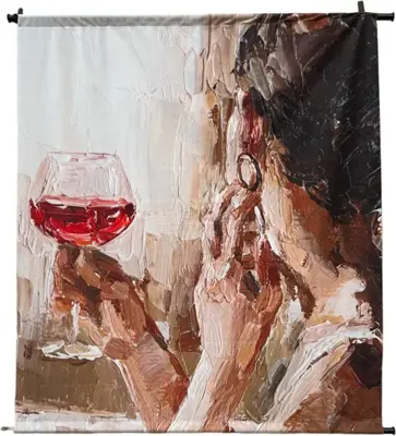 2LIF wanddoek velours camille 140x120cm multi