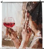 2LIF wanddoek velours camille 140x120cm multi