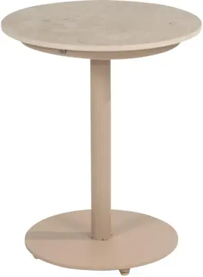 4 Seasons Outdoor bijzettafel boaz ceramic 45x55cm latte - afbeelding 1