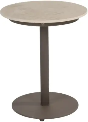 4 Seasons Outdoor bijzettafel boaz ceramic 45x55cm terre - afbeelding 1