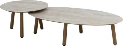 4 Seasons Outdoor bijzettafel salute 60x35cm amber - afbeelding 2