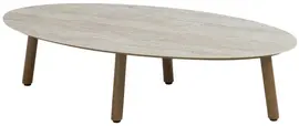 4 Seasons Outdoor bijzettafel salute ellips 120x65x30cm amber - afbeelding 1