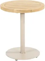 4 Seasons Outdoor bijzettafel volta teak 45x55cm latte