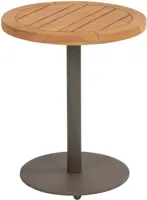 4 Seasons Outdoor bijzettafel volta teak 45x55cm terre - afbeelding 1