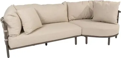 4 Seasons Outdoor chaise loungebank ezra 2-zits terre - afbeelding 2