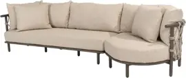 4 Seasons Outdoor chaise loungebank ezra 3-zits terre - afbeelding 1