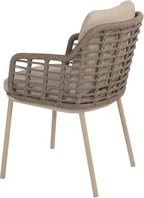 4 Seasons Outdoor dining tuinstoel puglia latte - afbeelding 2