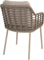 4 Seasons Outdoor dining tuinstoel puglia latte - afbeelding 3